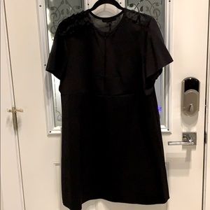 Marie Saint Pierre scuba/mesh dress